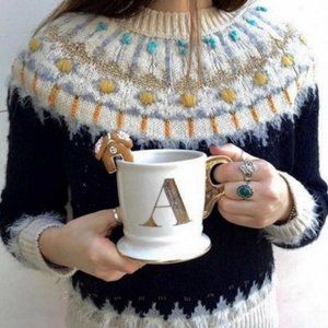 Anthropologie Sleeping On Snow Fair Isle Tunic Multicolored Sweater in XS